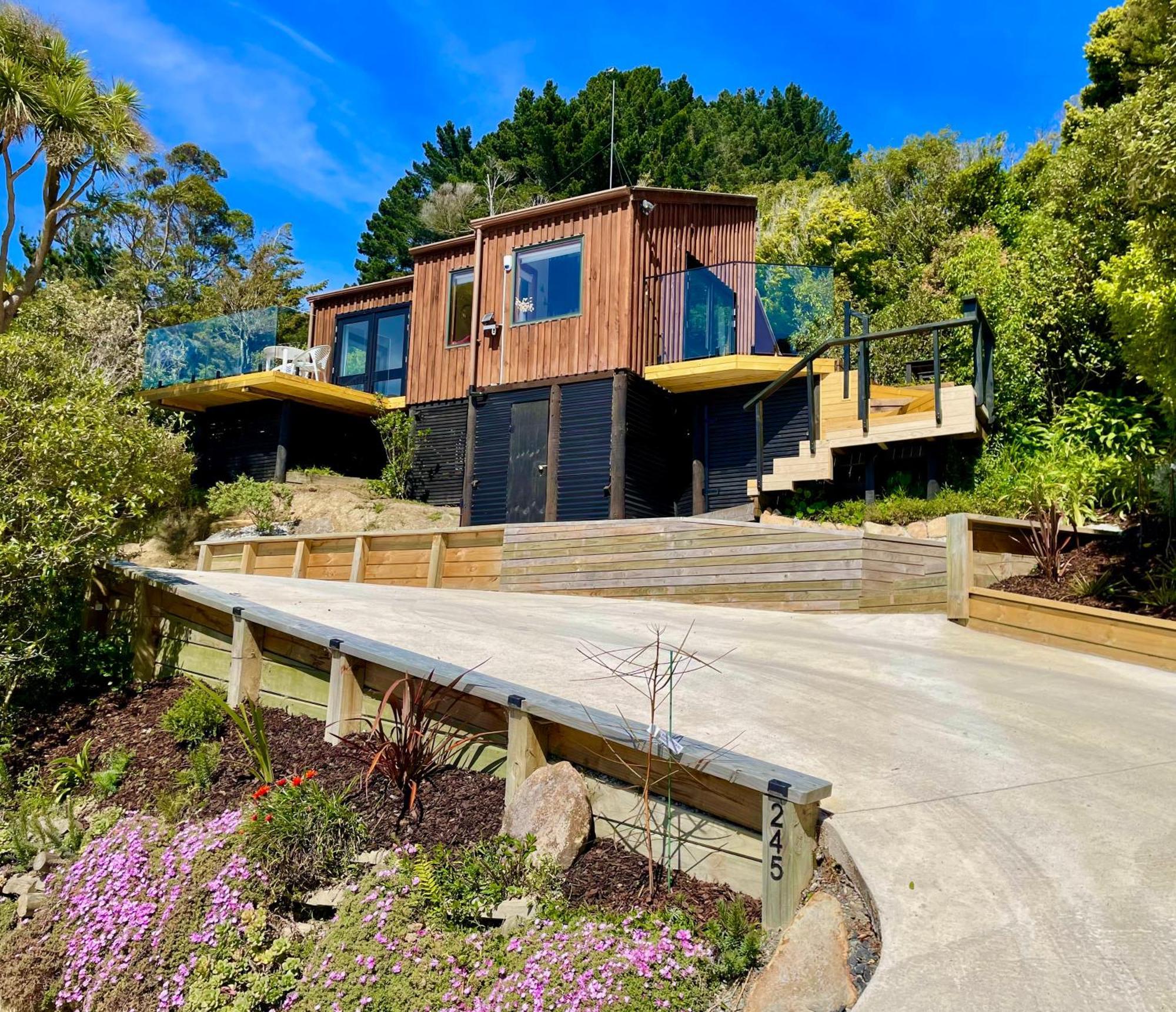 The Cove Cabin - Your Quiet Escape Dunedin Bagian luar foto